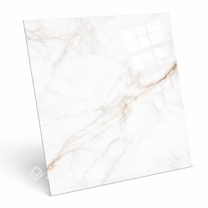 Płytki łazienkowe imitujące marmur białe VIENNA BIANCO 60X60 RECT. (1,44) połysk Prime Ceramics