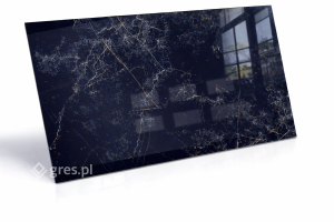 Płytki czarny marmur łazienkowe i do kuchni WINDY NATURAL 60X120 (2,16) HIGH GLOSSY Prime Ceramics
