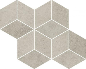 Paradyż Pure City Grys Mozaika Prasowana Romb Hexagon 20,4x23,8 G1