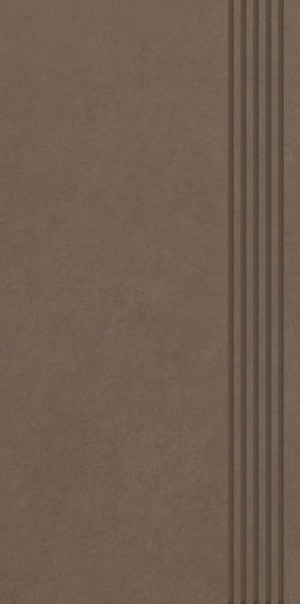 Paradyż Intero Brown Stopnica Prosta Nacinana Mat. 29,8x59,8 G1