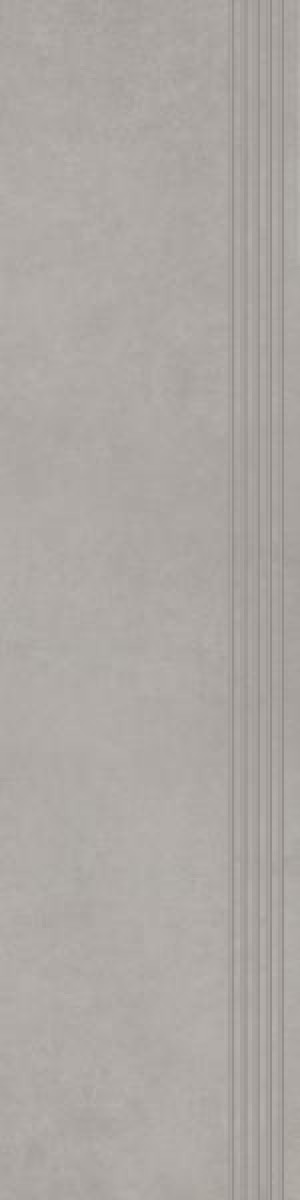 Paradyż Intero Silver Stopnica Prosta Nacinana Mat. 29,8x119,8 G1