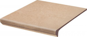 Paradyż Mattone Sabbia Beige Kapinos Stopnica Prosta 30x33 G1