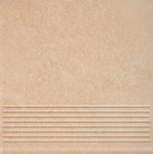 Paradyż Mattone Sabbia Beige Stopnica Prosta 30x30 G1