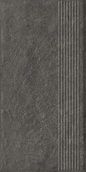 Paradyż Carrizo Basalt Stopnica Prosta Struktura Mat 30,0x60,0 G1