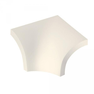 Paradyż Gamma Colours Biala Ksztaltka F Polysk 3x4 G1