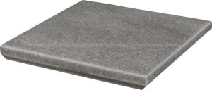 Paradyż Mattone Sabbia Grafit Kapinos Stopnica Narozna 33x33 G1