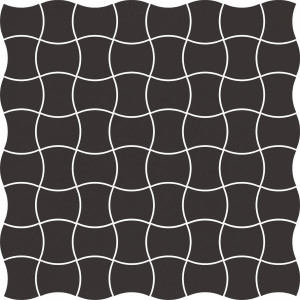Paradyż Modernizm Nero Mozaika Prasowana K.3,6x4,4  30,86x30,86 G1