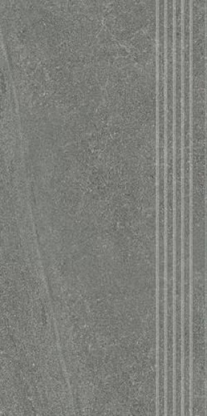 Paradyż Natural Rocks Basalt Stopnica Prasowana Mat. 29,8x59,8 G1