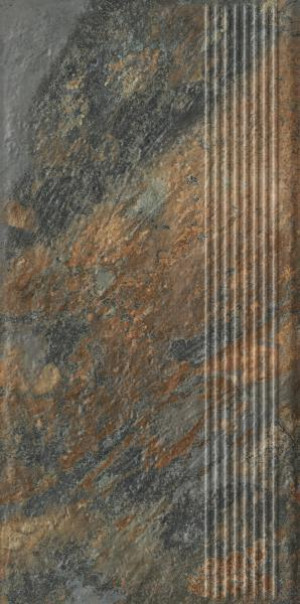 Paradyż Ardis Rust Stopnica Prosta Struktura Mat 30,0x60,0 G1