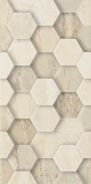 Paradyż Sunlight Stone Beige Sciana Dekor Geometryk 30x60 G1