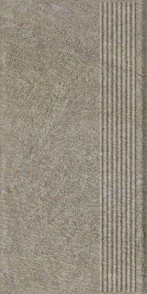 Paradyż Eremite Taupe Stopnica Prosta Struktura Mat 30,0x60,0 G1