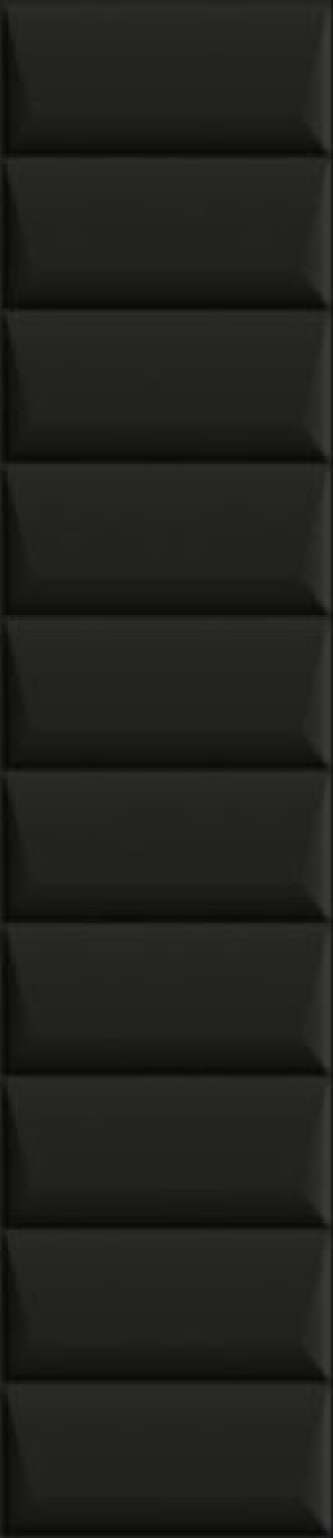 Paradyż Duo Tonne Black Cegielka Struktura E Mat 6,5x29,8 G1