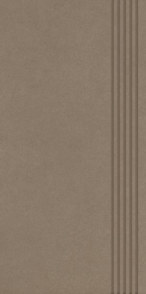 Paradyż Intero Mocca Stopnica Prosta Nacinana Mat. 29,8x59,8 G1