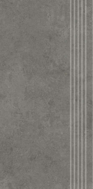 Paradyż Pure Art Basalt Stopnica Prosta Nacinana Mat. 29,8x59,8 G1