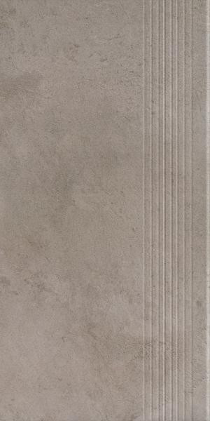 Paradyż Concept Grys Stopnica Prosta Mat. 30x60 G1