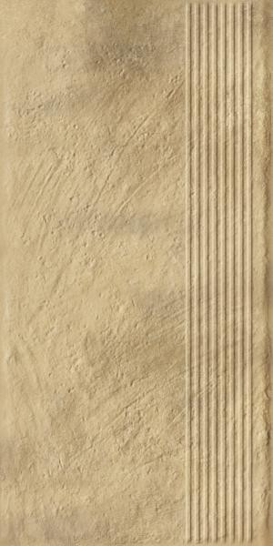 Paradyż Eremite Sand Stopnica Prosta Struktura Mat 30,0x60,0 G1