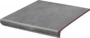 Paradyż Mattone Sabbia Grafit Kapinos Stopnica Prosta 30x33 G1
