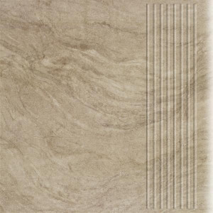 Paradyż Unite Brown Stopnica Prosta 30x30 G1
