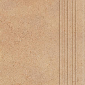 Paradyż Algo Beige Stopnica Prosta Mat. 30x30 G1