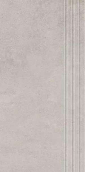 Paradyż Pure Art Grey Stopnica Prasowana Mat 29,8x59,8 G1