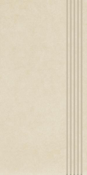 Paradyż Intero Beige Stopnica Prosta Nacinana Mat. 29,8x59,8 G1