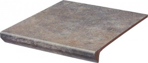 Paradyż Viano Grys Kapinos Stopnica Prosta 30x33 G1