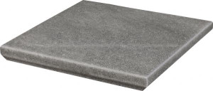 Paradyż Mattone Sabbia Grafit Kapinos Stopnica Narozna 33x33 G1