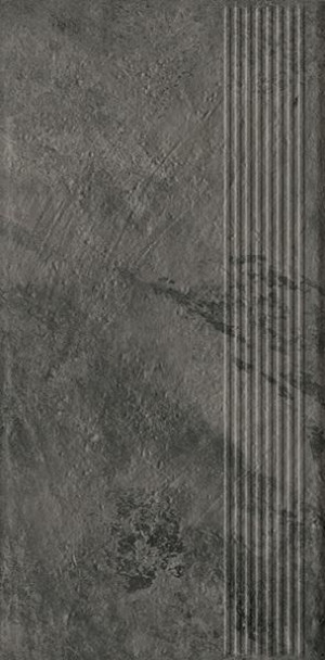 Paradyż Ardis Dark Stopnica Prosta Struktura Mat 30,0x60,0 G1