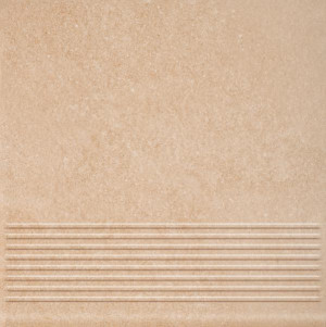 Paradyż Mattone Sabbia Beige Stopnica Prosta 30x30 G1