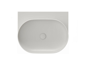 Ravak Umywalka ceramiczna Yard 60, Smoke Grey, bez otworu na baterię XJX0O060000