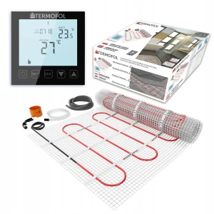 Termofol Zestaw mata grzewcza z termoregulatorem TF-HM-150.25.H1.BLACK