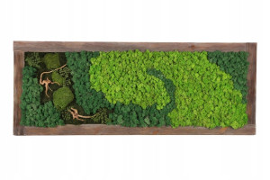 Obraz z Mchu Naturalnego 157X 60CM