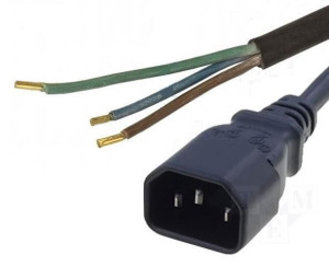 KABEL SIECIOWY 3*1,5MM2 Z WTYCZKĄ KOMPUTEROWĄ 3M