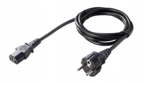 Kabel zasilający do zasilacza / lampy GRUBY 1,4m 3x1mm