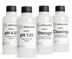 Zestaw płynów kalibracyjnych do mierników pH (4x230ml) PH-START Milwaukee