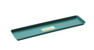 Średnia taca Garland na Parapet Zielona 61 × 15 × 2 cm – Podstawka Pod Doniczki i Rozsady
