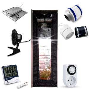 Zestaw Growbox Caluma Readymade 100 2.0 z LED 75W – Kompaktowa Uprawa w Szafie