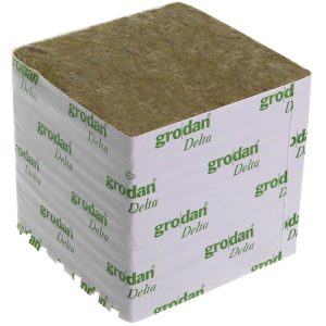 Grodan kostka z wełny mineralnej 7,5x7,5x6,5 cm bez otworu - karton 384szt