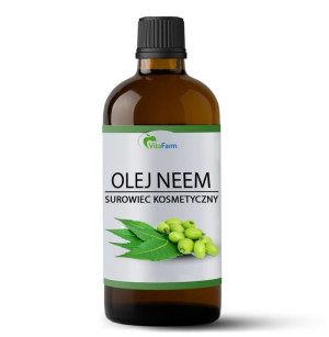 Olej Neem Nierafinowany Zimnotłoczony 100% Naturalny 1000 ml Ochrona Roślin