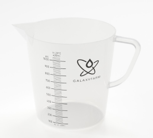 GALAXYFARM Miarka plastikowa 1000ml / 1L z podziałką