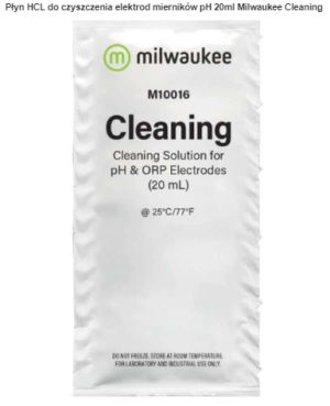 Płyn HCL do czyszczenia elektrod mierników pH 20ml Milwaukee Cleaning