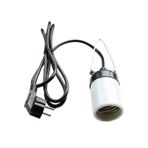 Airontek gniazdo e40 do żarówek CFL - kabel 2m