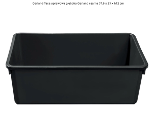 Garland Taca uprawowa głęboka Garland czarna 37,5 x 23 x h12 cm