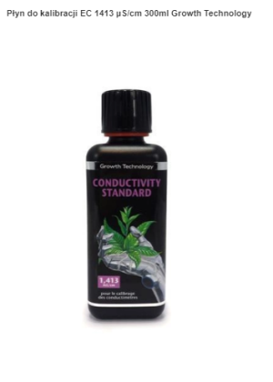 Płyn do kalibracji EC 1413 μS/cm 300ml Growth Technology