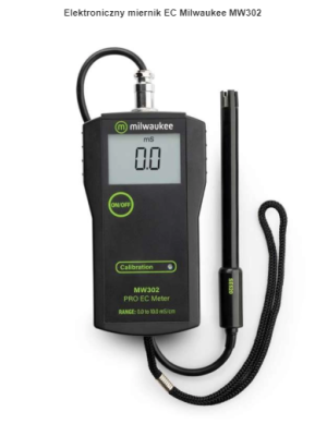 Elektroniczny miernik EC Milwaukee MW302 - konduktometr