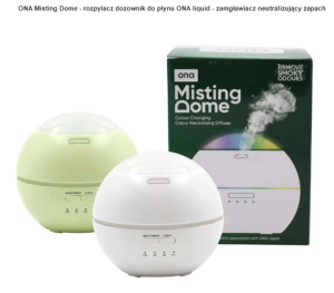 ONA Misting Dome - rozpylacz dozownik do płynu ONA liquid - zamgławiacz neutralizujący zapach