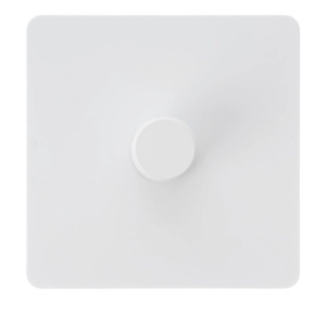 VERTICANA® WALL DIMMER 1-WAY WHITE - podtynkowy biały ściemniacz ścienny, pojedynczy