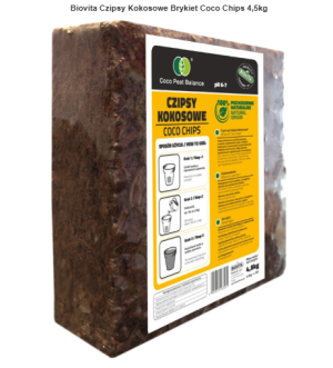 Biovita Czipsy Kokosowe Brykiet Coco Chips 4,5kg