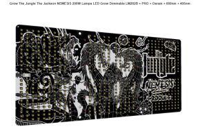 Grow The Jungle The Jackson NEMESIS 200W Lampa LED Grow Dimmable LM282B + PRO + Osram + 660nm + 405nm