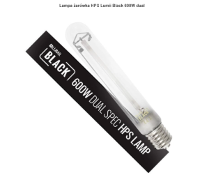 Lampa żarówka HPS Lumii Black 600W dual